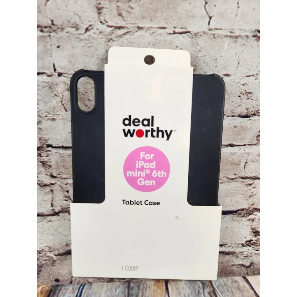 Deal Worthy iPad Mini 6th Gen Tablet Case NEW 1 Count Black